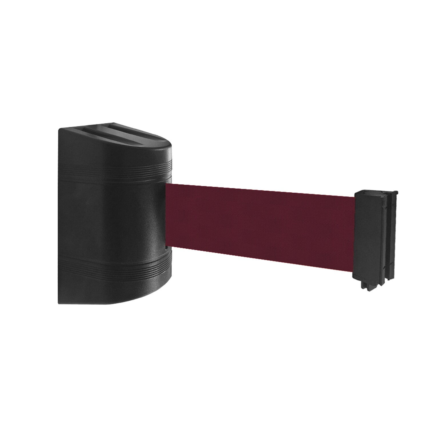 WallPro 300 Wall-Mountable 7.5 Retractable Belt Barrier, Maroon (WP300B-MN75)