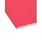 Smead Adjustable Tab Recycled Hanging File Folder, 3/4" Expansion, 5-Tab, Letter Size, Red, 25/Box (64067)