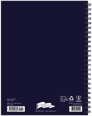 2026 Willow Creek Starry Night 6.5 x 8.5 Weekly & Monthly Planner, Paperboard Cover (56691)