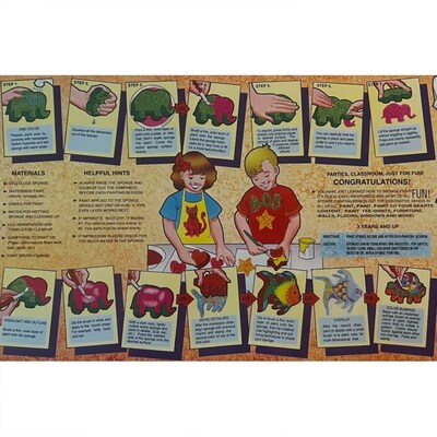Captain Creative Super Sponges Sea Life Pack, 1", Assorted Colors, 8/Set (APISS18005)