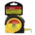 Great Neck ExtraMark Tape Measure, 1 x 35 ft, Steel, Yellow/Black (GNS595010)