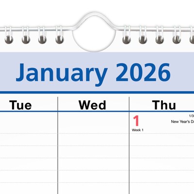 2026 AT-A-GLANCE QuickNotes 12 x 17 Monthly Wall Calendar (PM52-28-26)
