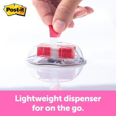 Post-it® Flags, 1" Wide, Red, 200 Flags/Pack (680-HVRD)