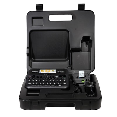 Brother P-touch Portable Label Maker, Black (PTD610BTVP)