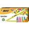 BIC Brite Liner Stick Highlighters, Chisel, Assorted, 12/Pack (BL11-AST)