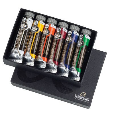 Rembrandt Oil Paint, Assorted Colors, 6/Set (RBX1822306)
