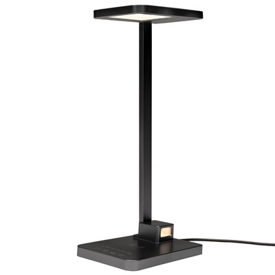 Excello Brands Wellness Series LED Desk Lamp, 16, with USB Port, Black (EGP-DL-19-BLK)