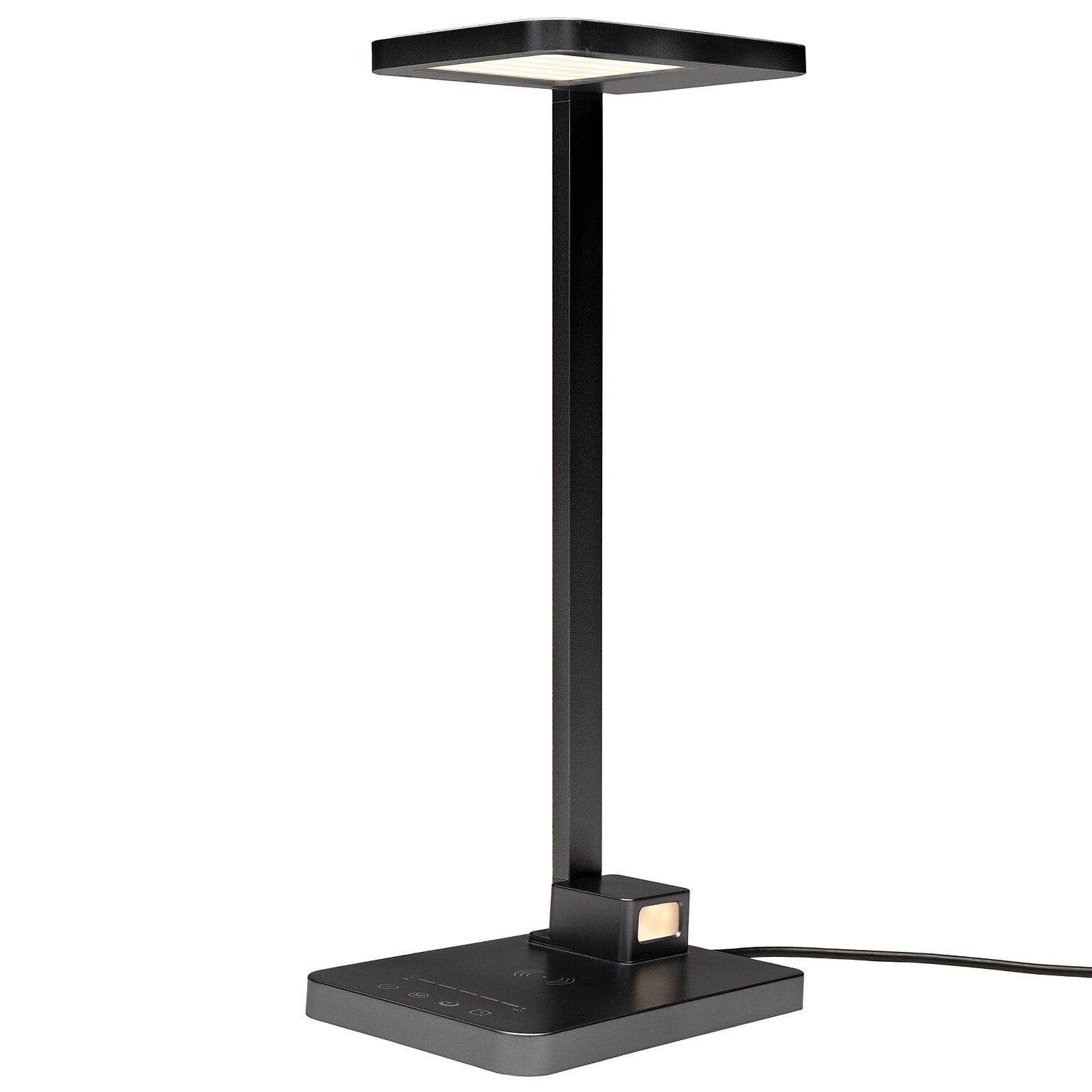 Excello Brands Wellness Series LED Desk Lamp, 16, with USB Port, Black (EGP-DL-19-BLK)