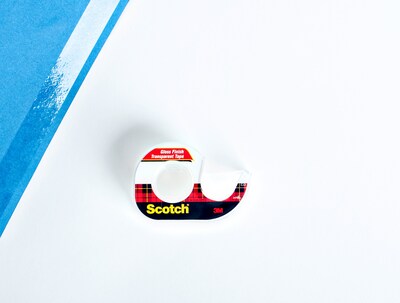 Scotch® Transparent Tape, w/Built in Refillable Dispenser, 1/2" x 12.5 yds., 1 Roll (144)