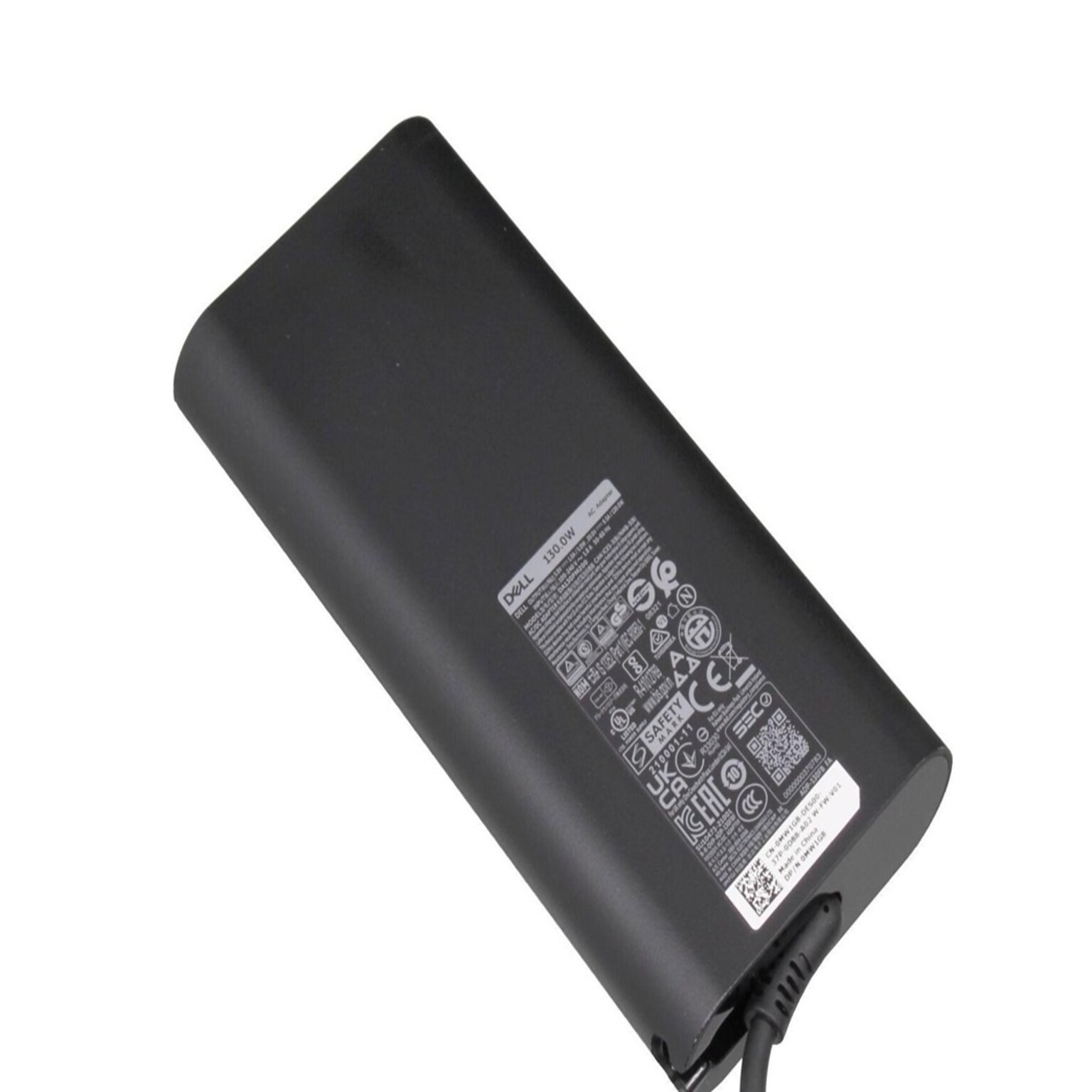 Dell 130W Type C AC Adapter Latitude Laptop, Black (MW1G8)