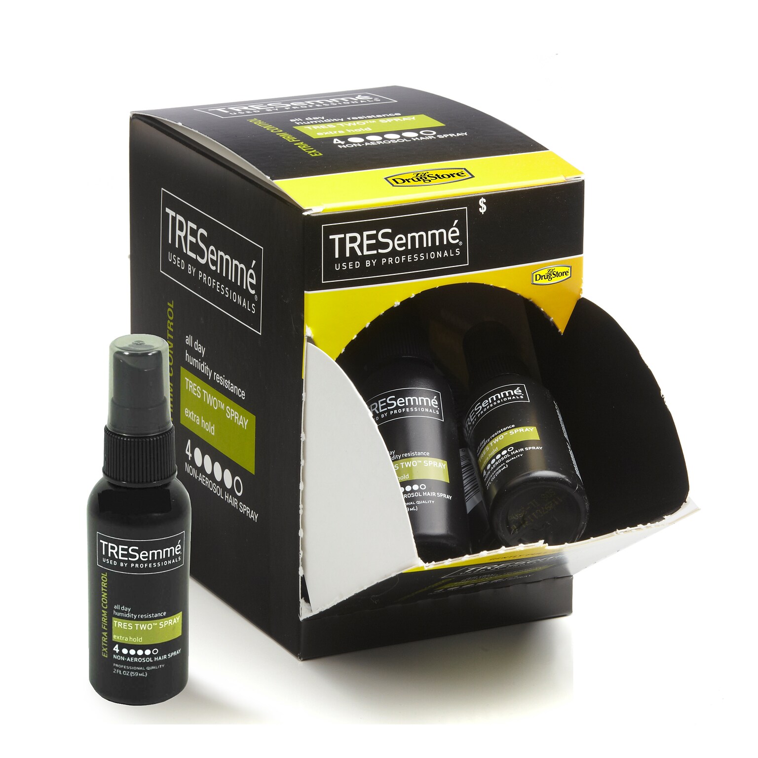TRESemmé Tres Two Hairspray, Travel Size, 2 oz., 12/Box (71702)