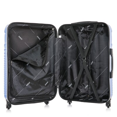 DUKAP Inception 29.29" Hardside Suitcase, 4-Wheeled Spinner, TSA Checkpoint Friendly, Blue (DKINC00L-BLU)