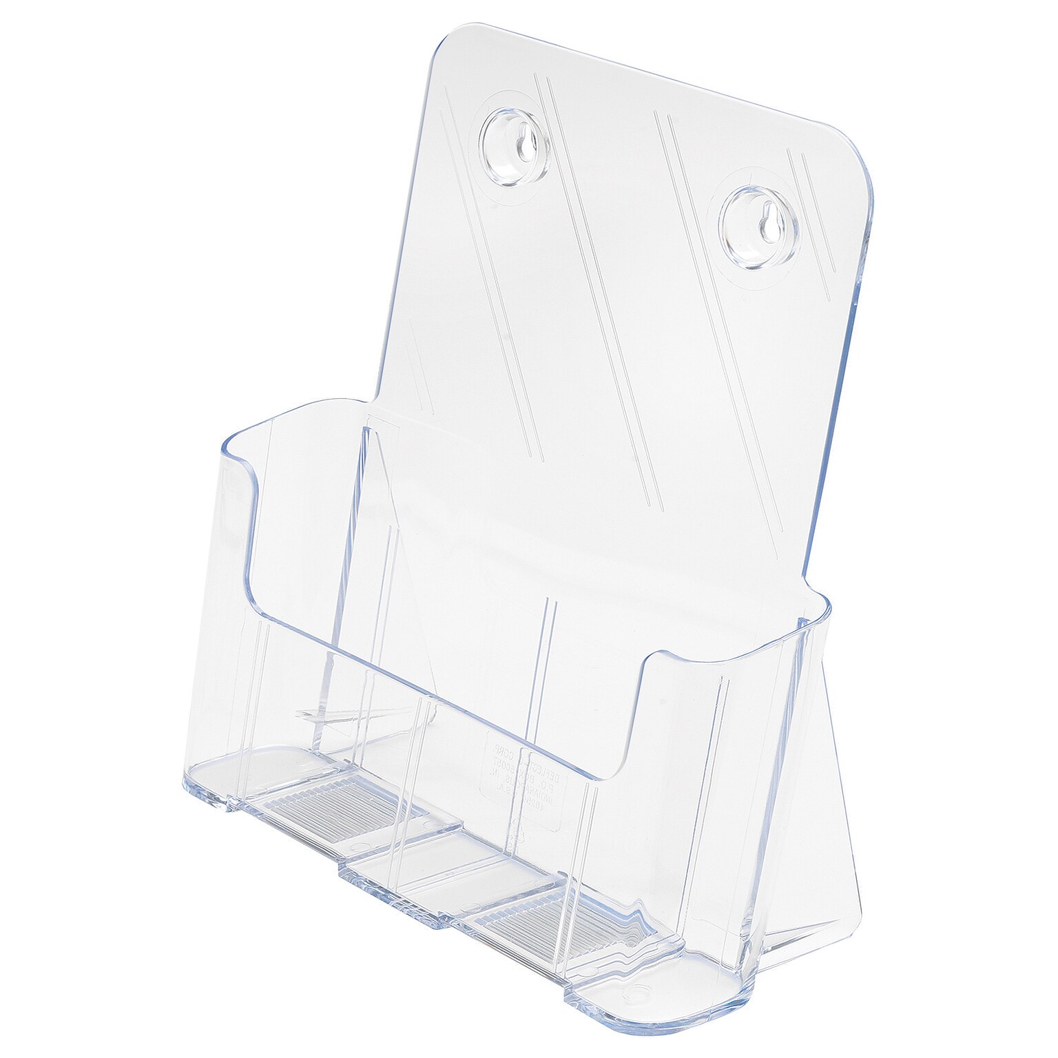 Deflecto Magazine Size Literature Holder, 8.27 x 11.69, Clear Plastic (77001)