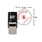 Custom 2000 Plus® Self-Inking Printer R17 Round Stamp, 0.56 Diameter