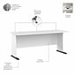 Bush Business Furniture Studio A 72"W Computer Desk, White (SDD172WH)