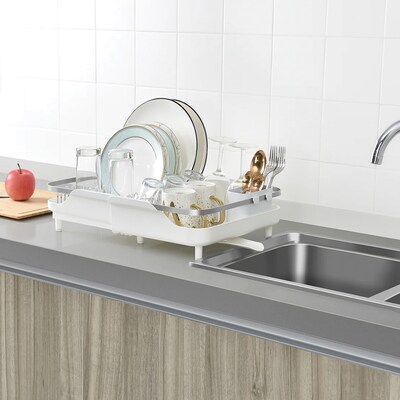 Better Houseware Steel Dish Racks, White (BTH3429)