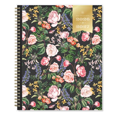 2026-2027 Blue Sky Day Designer Ophelia 8 x 11 Academic Year Weekly & Monthly Planner, Plastic Cover (158161)