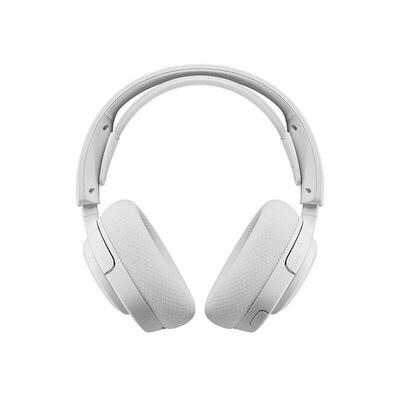SteelSeries Arctis Nova 5 Wired/Wireless Noise Canceling Bluetooth Stereo Gaming Headset, USB-C, White (61671)