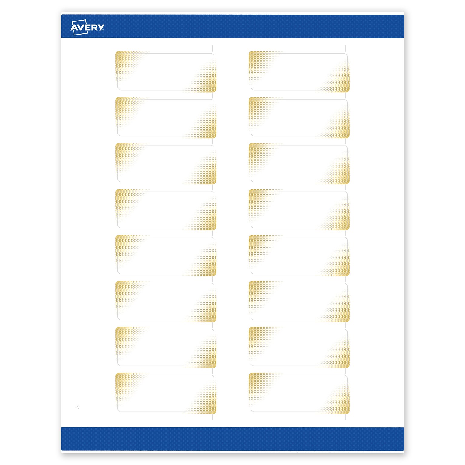 Avery Laser/Inkjet Rectangle Multipurpose Labels, 1 x 2-5/8, White, 160/Pack (S00EWB)