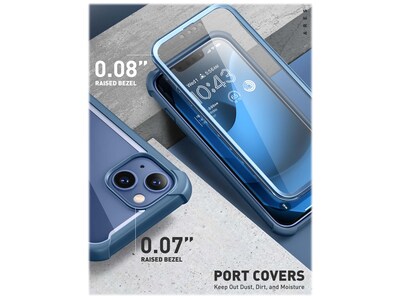 i-Blason Ares Blue Case for iPhone 14 Plus (iPhone2022-6.7-Ares-SP-Azure)