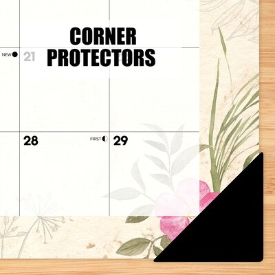 2025-2026 Willow Creek Botanical Garden 22" x 17" Academic Monthly Desk Pad Calendar (54987)