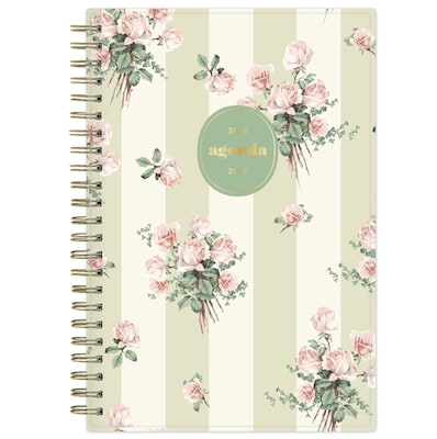 2026-2027 Blue Sky Sincerely Jules Anoura Sage 5 x 8 Academic Year Weekly & Monthly Planner, Plastic Cover (161583)