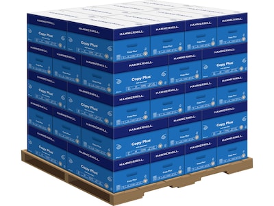 Hammermill Copy Plus 8.5 x 11 Printer Paper, 20 Lbs., 92 Brightness, 500/Ream, 400 Reams/Pallet (1