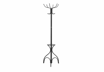 Monarch Specialties Inc. Coat Tree, Black, Metal (I 2031)