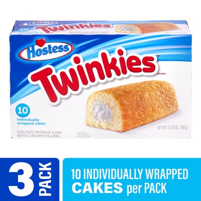 Hostess Twinkie Multi Pack, 13.58 oz, 30/Pack (600-04132)