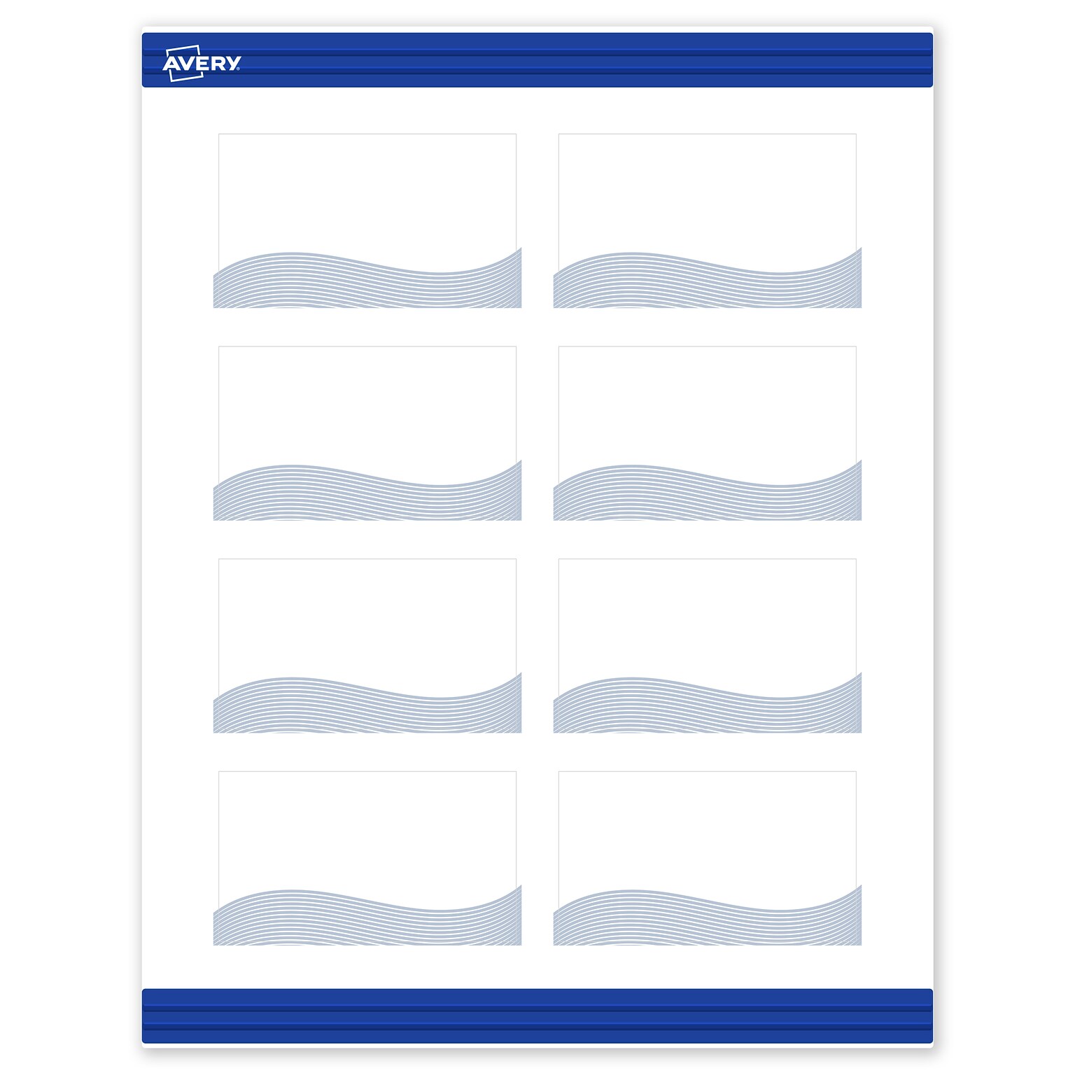 Avery Business Cards, 2 x 3.5, Matte White, 80/Pack (19479399538)