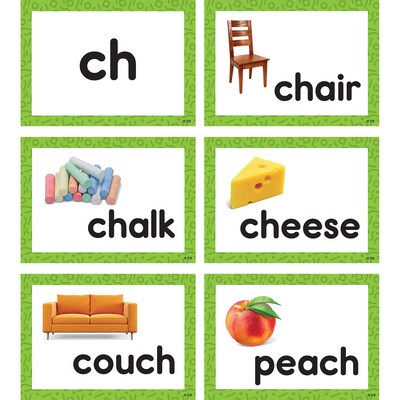 Teacher Created Resources Consonant Blends & Digraphs Pocket Chart Cards, 2 Sets (TCR20854-2)