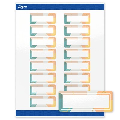 Avery Rectangle Laser/Inkjet Multipurpose Labels, 1 x 2-5/8, White, 160/Pack (19479371100)