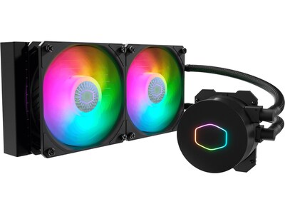 Cooler Master MasterLiquid ML240L V2 ARGB 120mm Liquid CPU Cooler with RGB Lighting (MLW-D24M-A18PA-