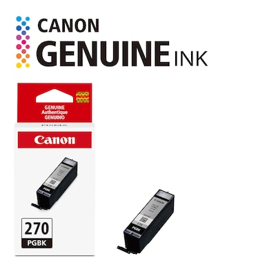 Canon 270 Pigment Black Standard Yield Ink Cartridge (0373C001)