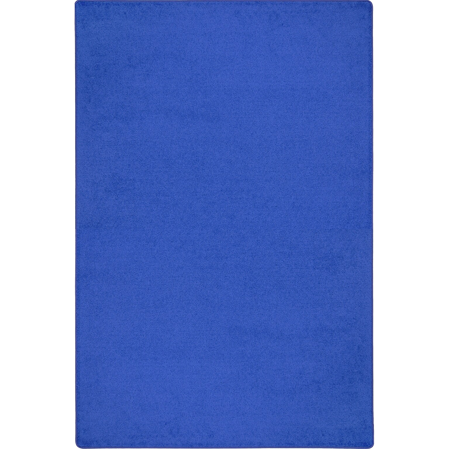 Joy Carpets Endurance Polyester 12 x 6 Machine Tufted Rug, Royal Blue (80R-06)