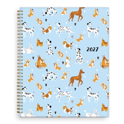2027 Blue Sky 8.5 x 11 Weekly & Monthly Planner, Blue (164031)