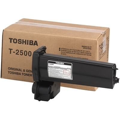 Toshiba® T2500 Black Laser Toner Cartridge Multi-pack (2 cart per pack)