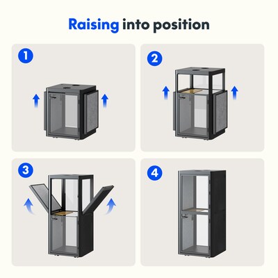 Flexispot Sound Absorbing Privacy Booth, Black (EP1FB)