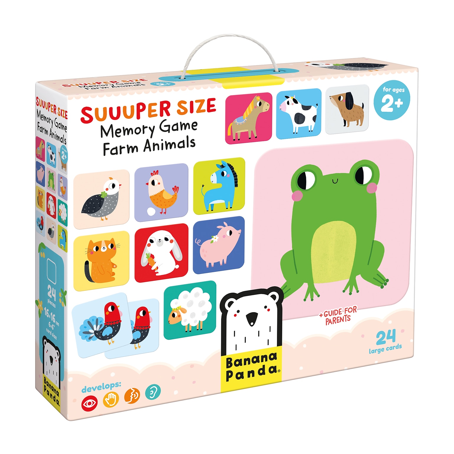 Banana Panda Suuuper Size Farm Animals Memory Game (BPN49122)