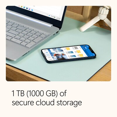 Microsoft 365 Personal 12-Month Subscription, 1 User, Download, PC/Mac, Download (EP2-32302)