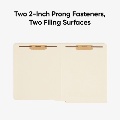Smead Shelf-Master Recycled Reinforced Classification Folder, 3/4" Expansion, Letter Size, Manila, 50/Box (34115)