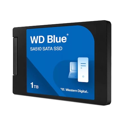 WD Blue SA510 1TB 2.5 SATA Internal Solid State Drive, 3D-NAND (WDS100T3B0A-00AXR0)