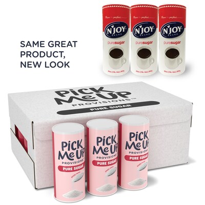 Pick Me Up Provisions™ Pure Sugar, 20 oz. Canister, 24/Carton (PM62433/94205)