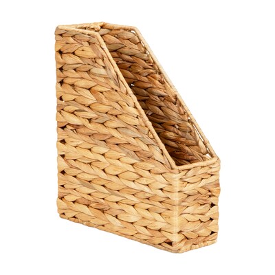 Mind Reader Rattan File Organizer, Brown (JRAT-BRN)