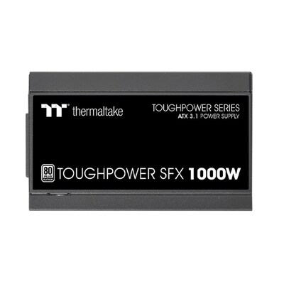 Thermaltake Toughpower SFX Platinum 1000W ATX 3.1 80 PLUS Platinum Internal Power Supply, Black (PSSTP1000FNFAPU)
