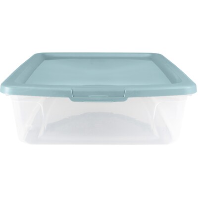 Home Logic 30 Qt. Clear Stackable Storage Bin