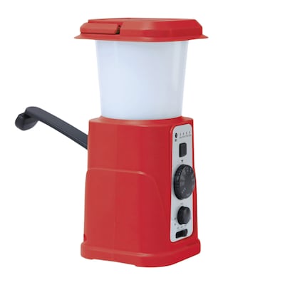 EMERSON ER-7054 Emergency Solar Radio Lantern, AM/FM/NOAA Weather Band, Waterproof, Red (ER-7054-RD)