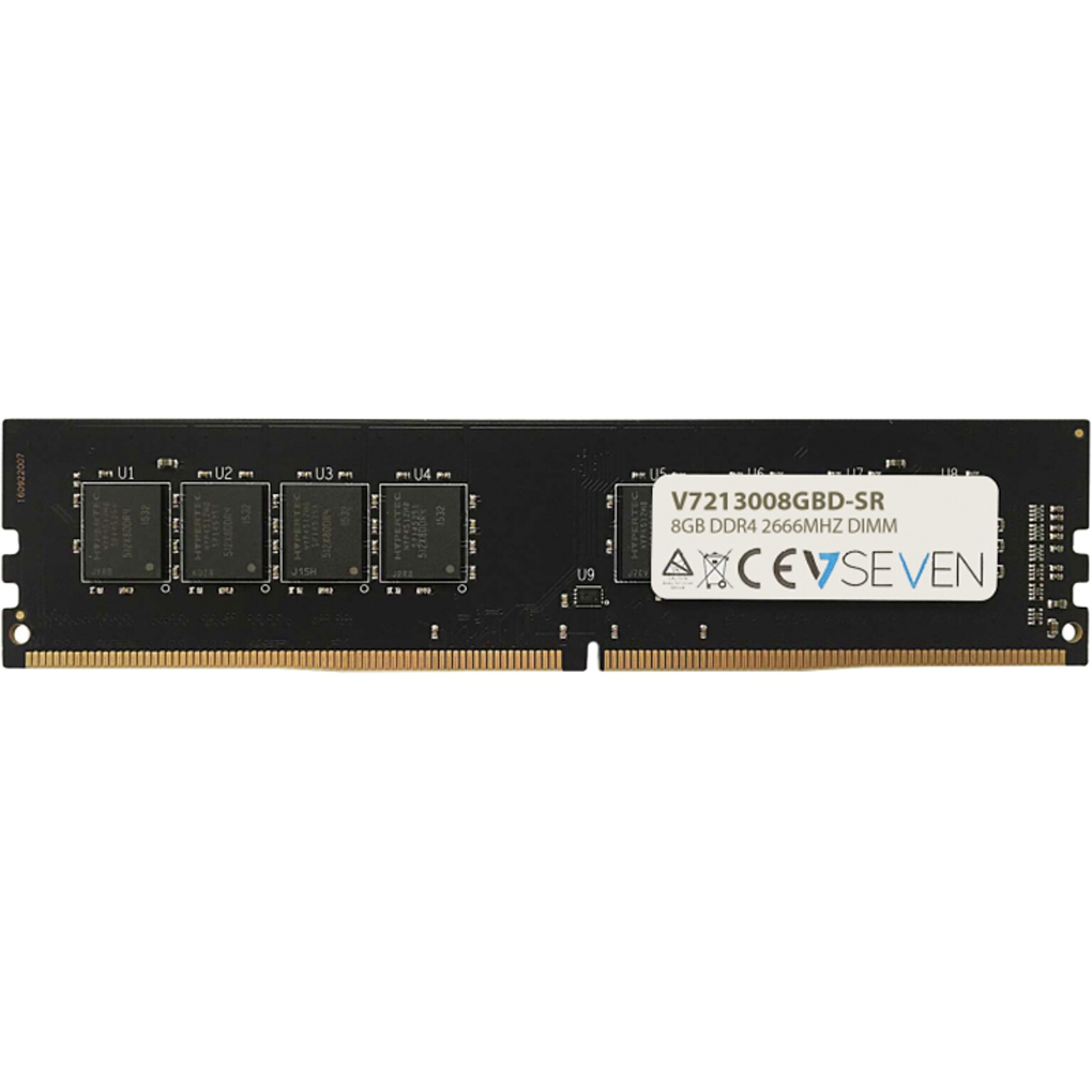 V7 8GB DDR4 288PIN DIMM Desktop Memory Module (V7213008GBD-SR-U)