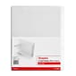 Staples® File Folders, 1/3 Cut Tab, Letter Size, Translucent Clear, 6/Pack (TR11863)