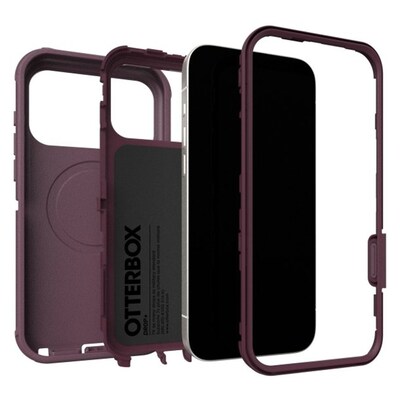 OtterBox Defender Pro MagSafe Compatible Phone Case for Apple iPhone 17 Pro Max, Shock Absorbing, Purple Mystery (77-98434)